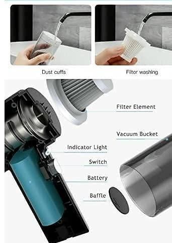 Martfast Portable Air Duster Wireless Vacuum Cleaner